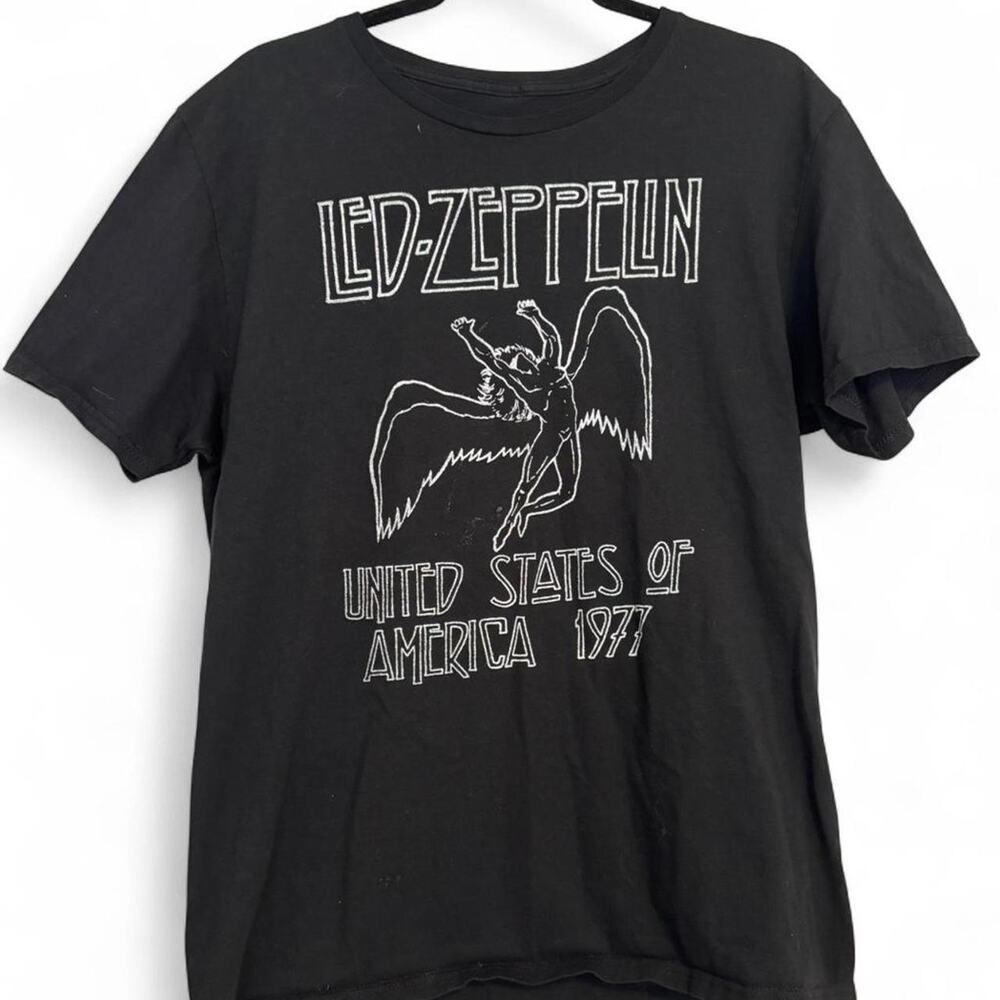 Vintage style led zeppelin graphic band